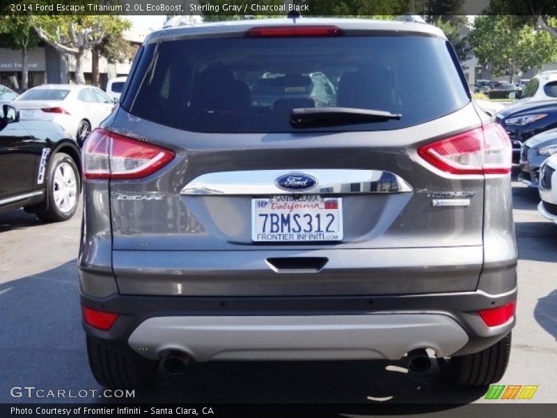 Sterling Gray / Charcoal Black 2014 Ford Escape Titanium 2.0L EcoBoost