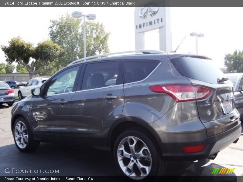 Sterling Gray / Charcoal Black 2014 Ford Escape Titanium 2.0L EcoBoost