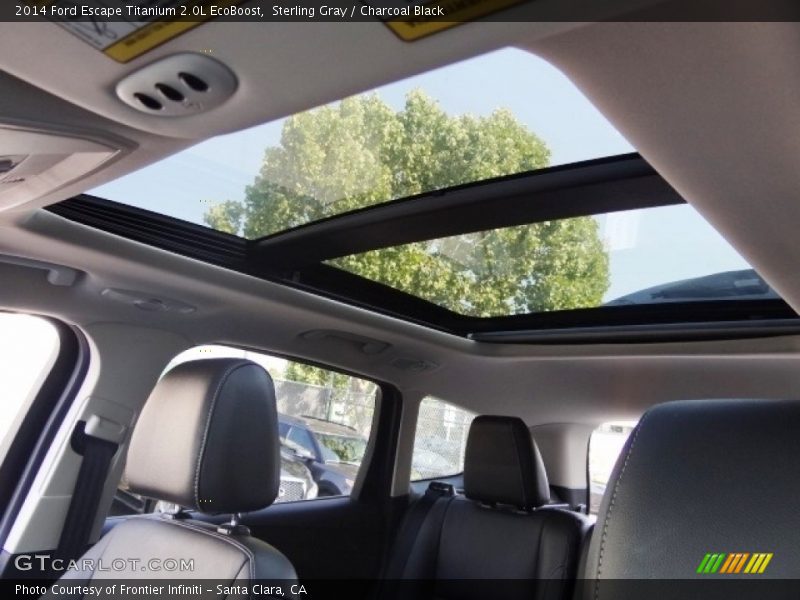 Sterling Gray / Charcoal Black 2014 Ford Escape Titanium 2.0L EcoBoost