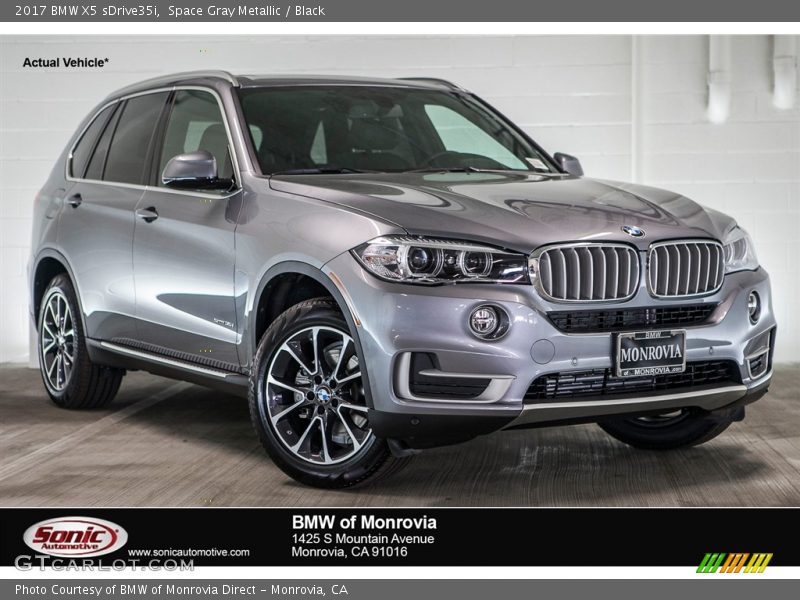 Space Gray Metallic / Black 2017 BMW X5 sDrive35i