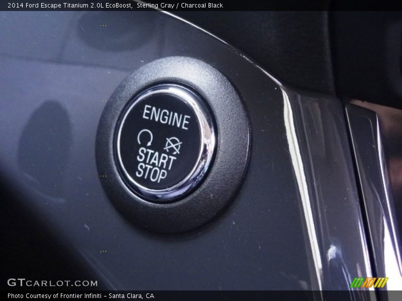 Sterling Gray / Charcoal Black 2014 Ford Escape Titanium 2.0L EcoBoost