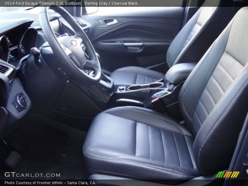 Sterling Gray / Charcoal Black 2014 Ford Escape Titanium 2.0L EcoBoost