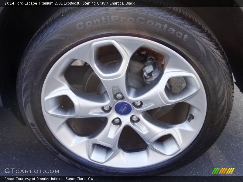Sterling Gray / Charcoal Black 2014 Ford Escape Titanium 2.0L EcoBoost