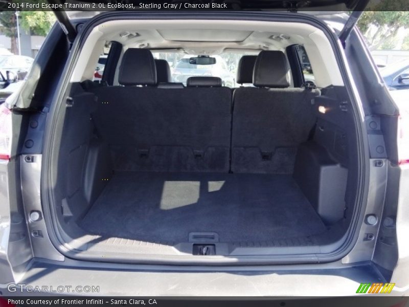 Sterling Gray / Charcoal Black 2014 Ford Escape Titanium 2.0L EcoBoost
