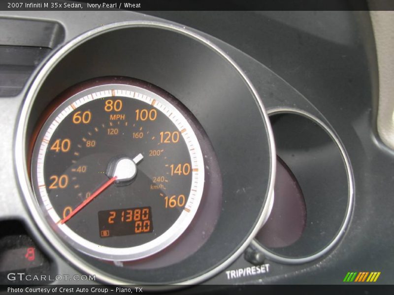 Ivory Pearl / Wheat 2007 Infiniti M 35x Sedan