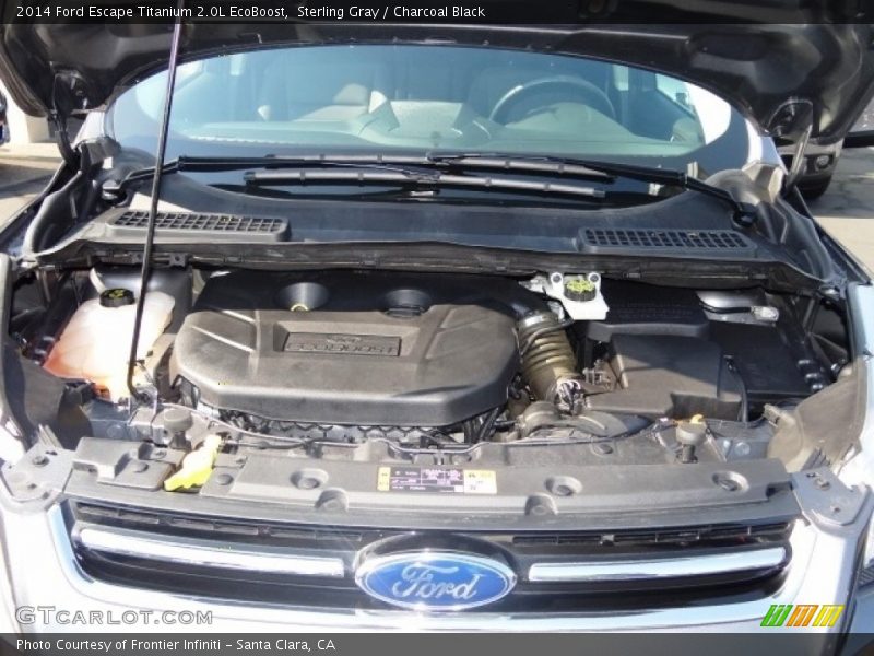 Sterling Gray / Charcoal Black 2014 Ford Escape Titanium 2.0L EcoBoost