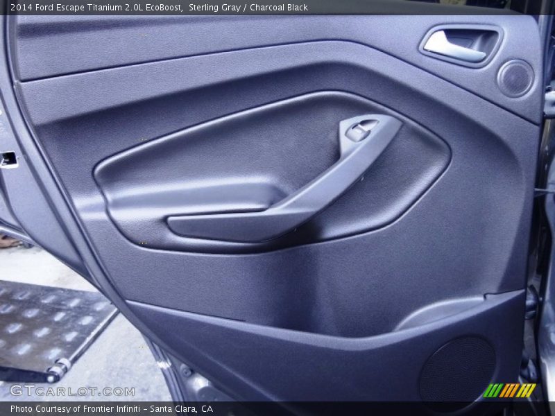 Sterling Gray / Charcoal Black 2014 Ford Escape Titanium 2.0L EcoBoost