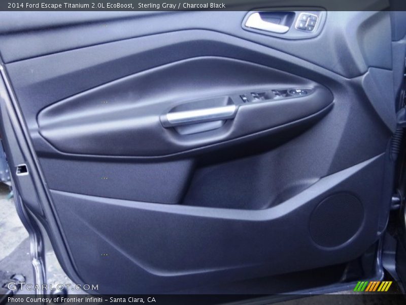 Sterling Gray / Charcoal Black 2014 Ford Escape Titanium 2.0L EcoBoost
