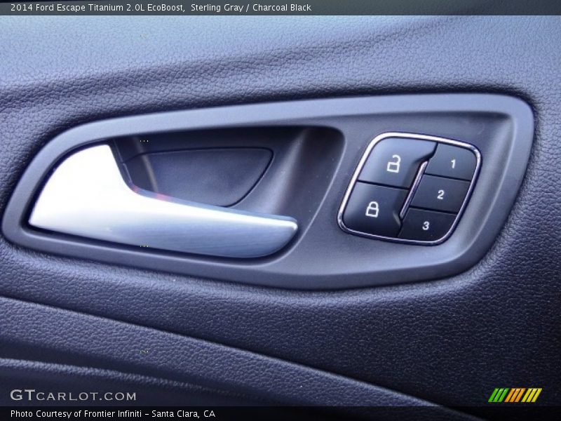Sterling Gray / Charcoal Black 2014 Ford Escape Titanium 2.0L EcoBoost