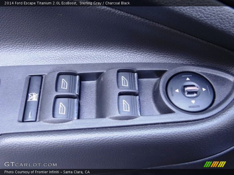 Sterling Gray / Charcoal Black 2014 Ford Escape Titanium 2.0L EcoBoost