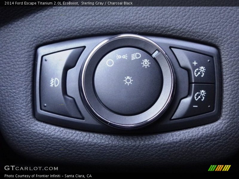 Sterling Gray / Charcoal Black 2014 Ford Escape Titanium 2.0L EcoBoost