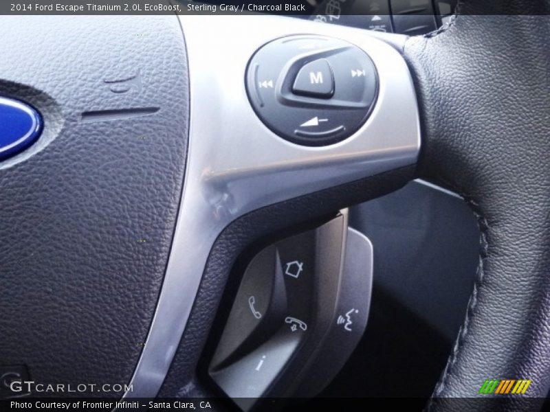 Sterling Gray / Charcoal Black 2014 Ford Escape Titanium 2.0L EcoBoost