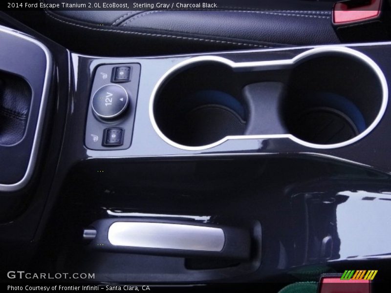 Sterling Gray / Charcoal Black 2014 Ford Escape Titanium 2.0L EcoBoost