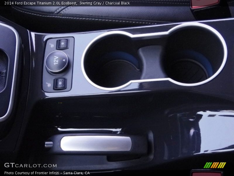 Sterling Gray / Charcoal Black 2014 Ford Escape Titanium 2.0L EcoBoost