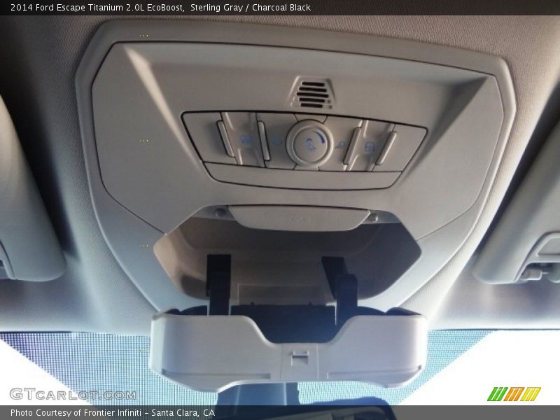 Sterling Gray / Charcoal Black 2014 Ford Escape Titanium 2.0L EcoBoost