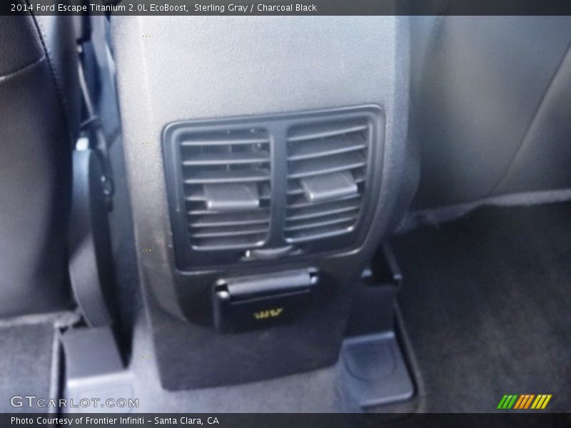 Sterling Gray / Charcoal Black 2014 Ford Escape Titanium 2.0L EcoBoost
