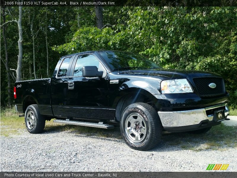 Black / Medium/Dark Flint 2006 Ford F150 XLT SuperCab 4x4