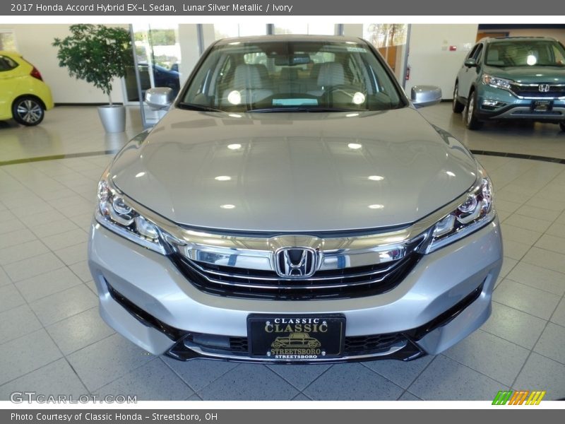 Lunar Silver Metallic / Ivory 2017 Honda Accord Hybrid EX-L Sedan