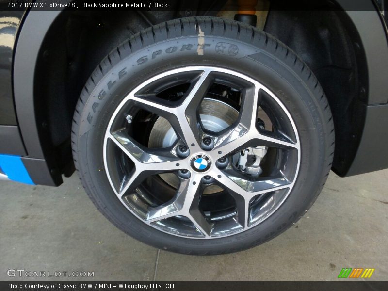 Black Sapphire Metallic / Black 2017 BMW X1 xDrive28i