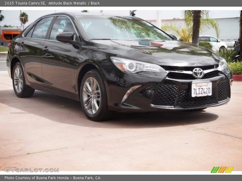 Attitude Black Metallic / Black 2015 Toyota Camry SE