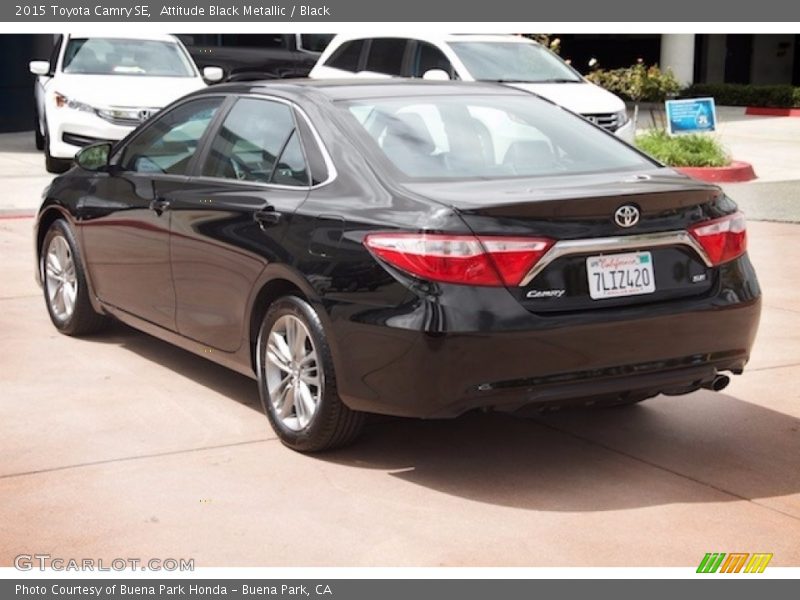 Attitude Black Metallic / Black 2015 Toyota Camry SE