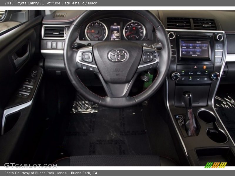 Attitude Black Metallic / Black 2015 Toyota Camry SE