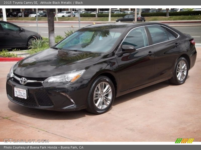 Attitude Black Metallic / Black 2015 Toyota Camry SE