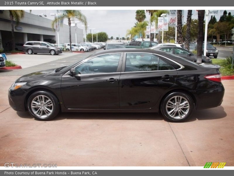 Attitude Black Metallic / Black 2015 Toyota Camry SE