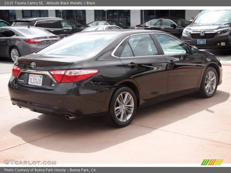 Attitude Black Metallic / Black 2015 Toyota Camry SE