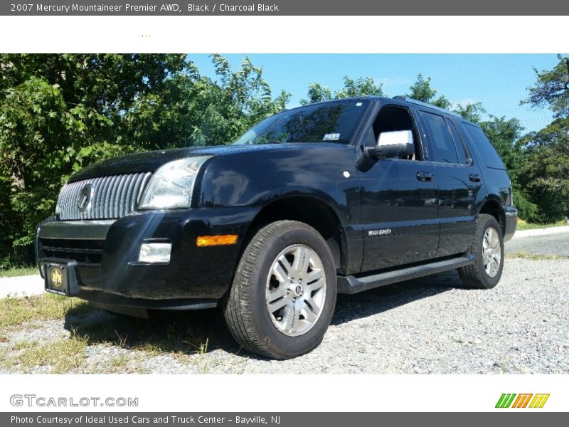 Black / Charcoal Black 2007 Mercury Mountaineer Premier AWD