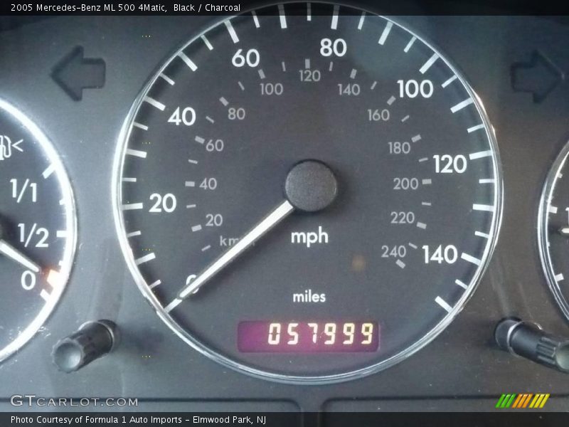 Black / Charcoal 2005 Mercedes-Benz ML 500 4Matic