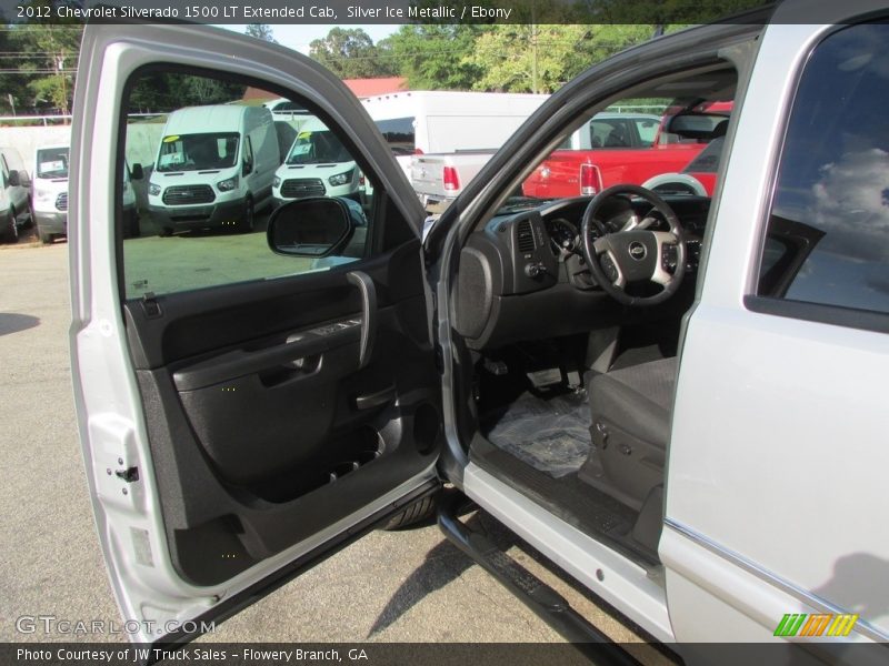 Silver Ice Metallic / Ebony 2012 Chevrolet Silverado 1500 LT Extended Cab