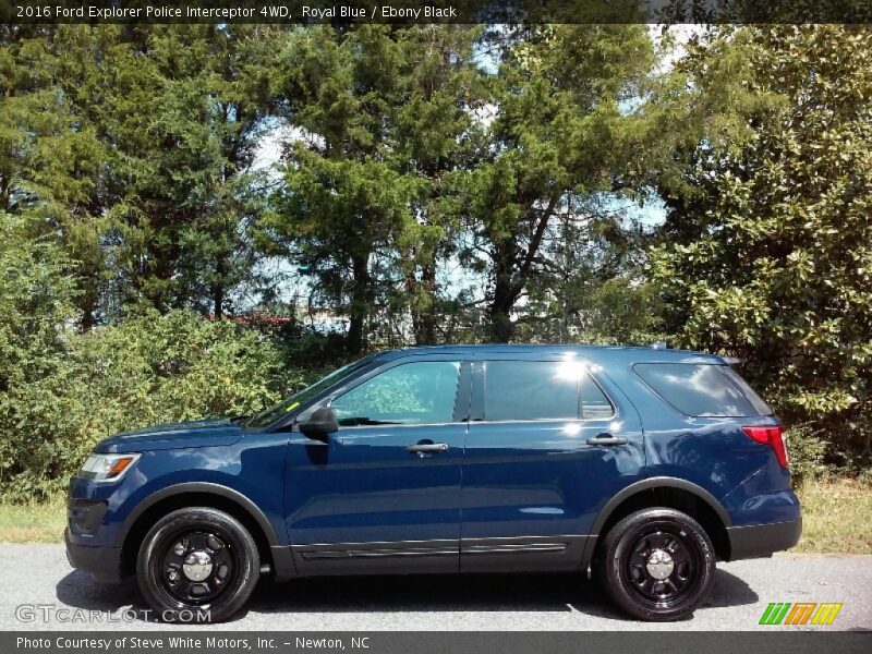 Royal Blue / Ebony Black 2016 Ford Explorer Police Interceptor 4WD
