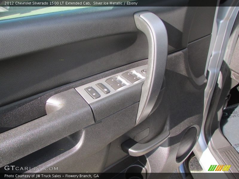 Silver Ice Metallic / Ebony 2012 Chevrolet Silverado 1500 LT Extended Cab