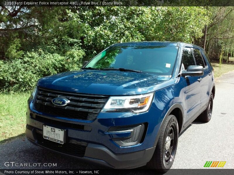 Royal Blue / Ebony Black 2016 Ford Explorer Police Interceptor 4WD