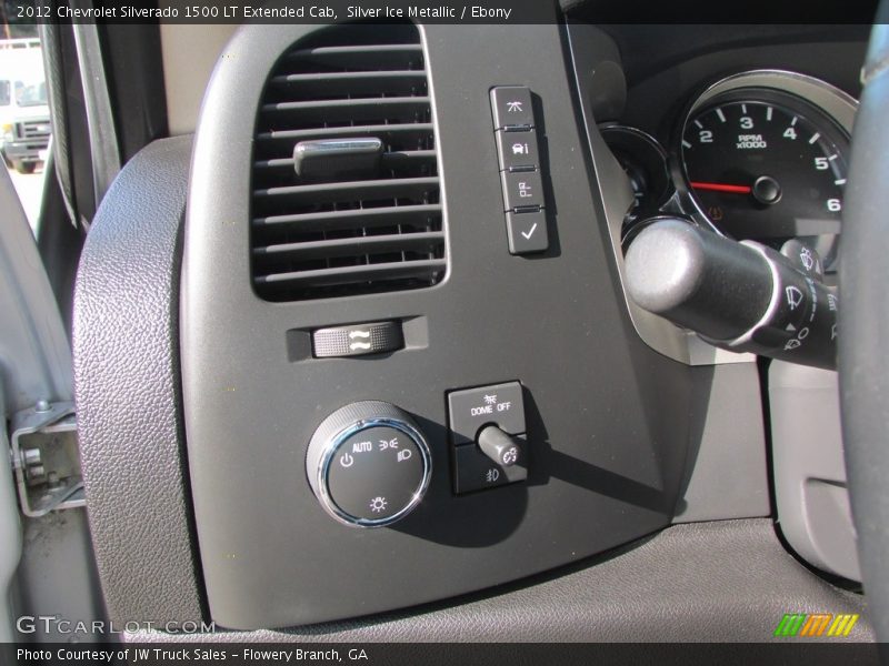 Silver Ice Metallic / Ebony 2012 Chevrolet Silverado 1500 LT Extended Cab
