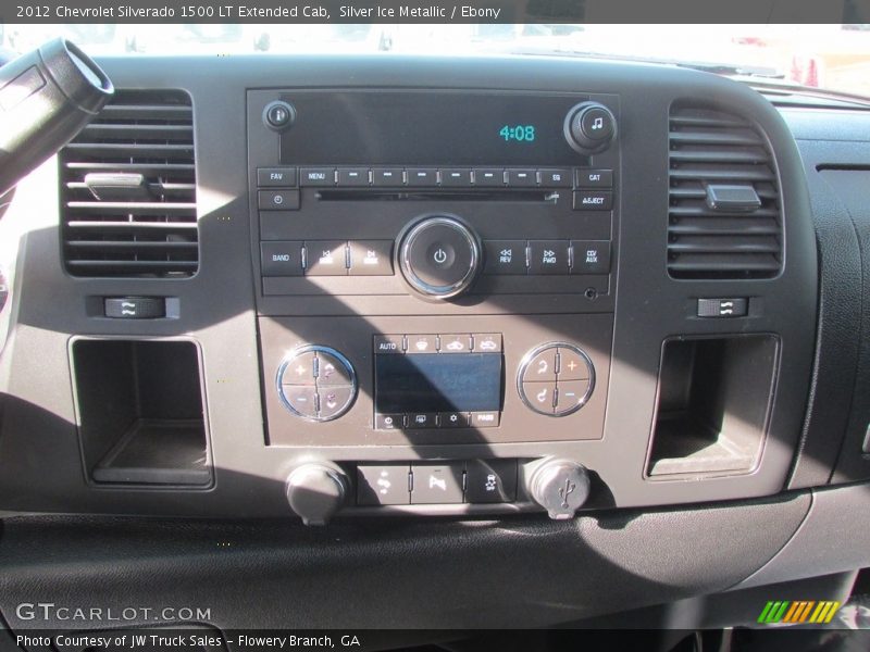 Silver Ice Metallic / Ebony 2012 Chevrolet Silverado 1500 LT Extended Cab