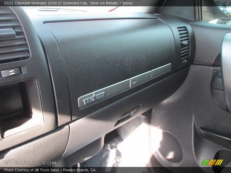 Silver Ice Metallic / Ebony 2012 Chevrolet Silverado 1500 LT Extended Cab