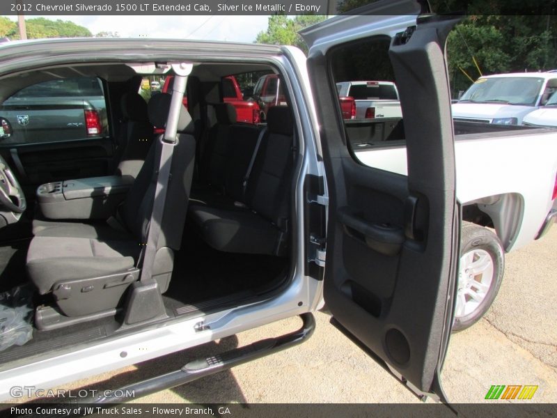 Silver Ice Metallic / Ebony 2012 Chevrolet Silverado 1500 LT Extended Cab