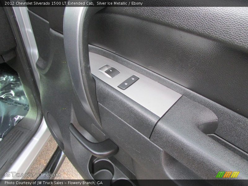 Silver Ice Metallic / Ebony 2012 Chevrolet Silverado 1500 LT Extended Cab