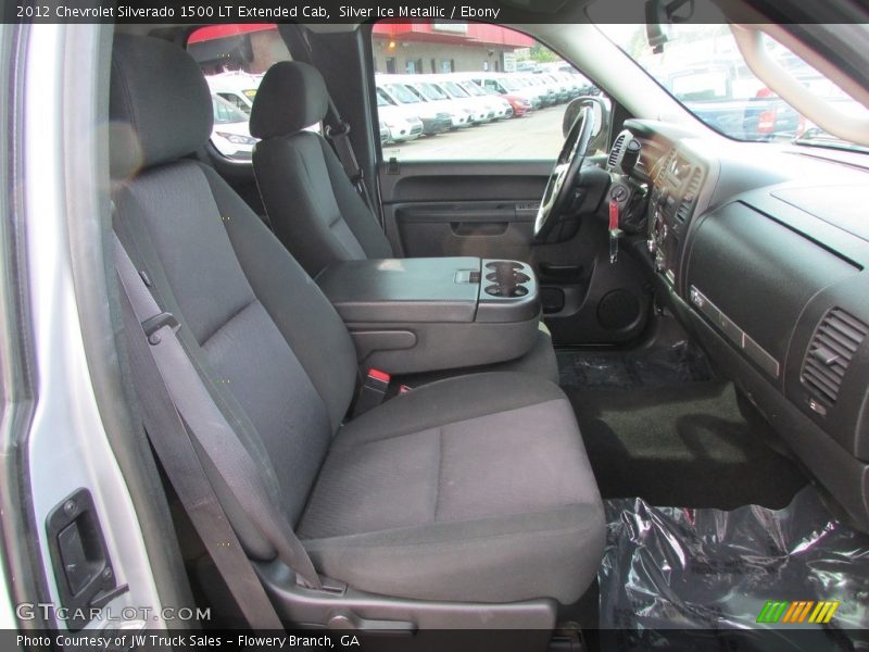 Silver Ice Metallic / Ebony 2012 Chevrolet Silverado 1500 LT Extended Cab