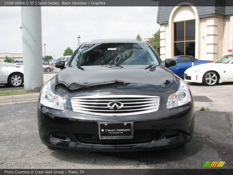 Black Obsidian / Graphite 2008 Infiniti G 35 S Sport Sedan