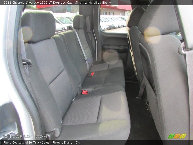 Silver Ice Metallic / Ebony 2012 Chevrolet Silverado 1500 LT Extended Cab