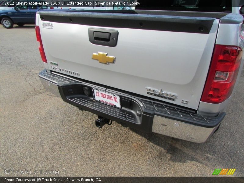 Silver Ice Metallic / Ebony 2012 Chevrolet Silverado 1500 LT Extended Cab