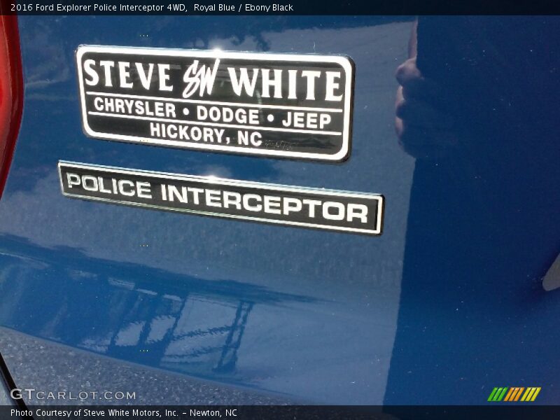 Royal Blue / Ebony Black 2016 Ford Explorer Police Interceptor 4WD