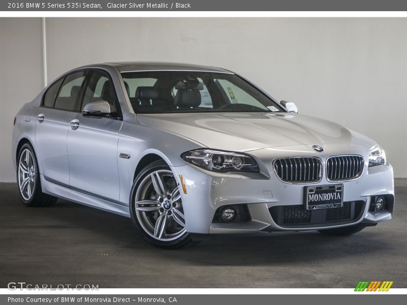 Glacier Silver Metallic / Black 2016 BMW 5 Series 535i Sedan
