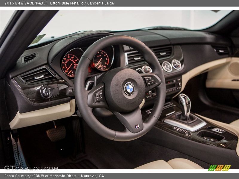Estoril Blue Metallic / Canberra Beige 2016 BMW Z4 sDrive35i