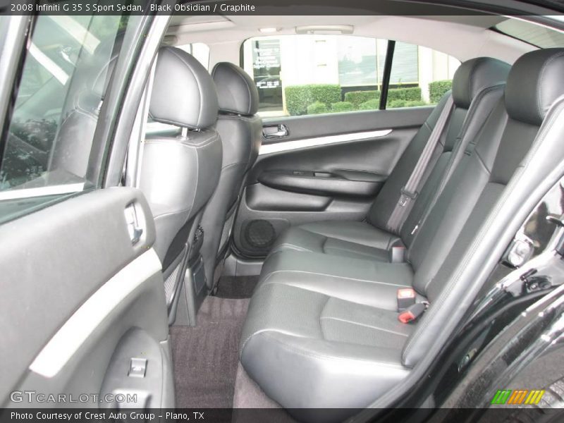 Black Obsidian / Graphite 2008 Infiniti G 35 S Sport Sedan