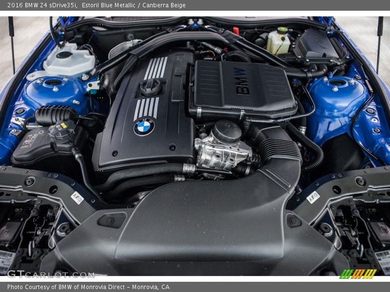  2016 Z4 sDrive35i Engine - 3.0 Liter DI TwinPower Turbocharged DOHC 24-Valve VVT Inline 6 Cylinder