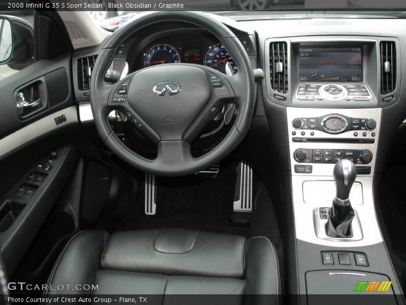 Black Obsidian / Graphite 2008 Infiniti G 35 S Sport Sedan